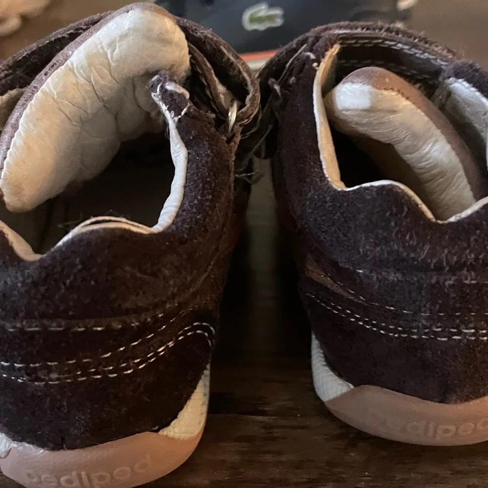 Pediped Brown and Black Baby Shoes Size 5
